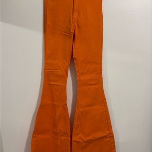 Orange Flare & Wide Leg Jeans